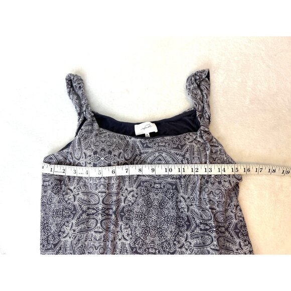 Soma Wknd Maxi Lounge Summer Dress M Paisley Boho Super Soft Rayon Blend Beachy - Picture 7 of 9